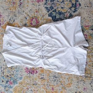 Athleta Romper White Women's Size XXS V Neck Atheisure Wear
